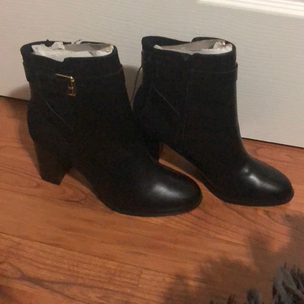 H&M Black Leather Boots